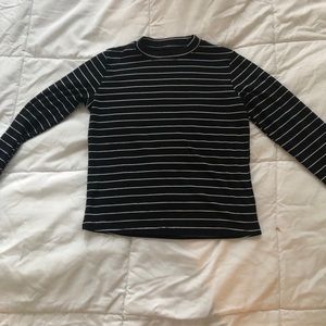 Black and white stripped shirt